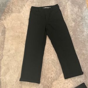Dickies worker crop roll hem pants